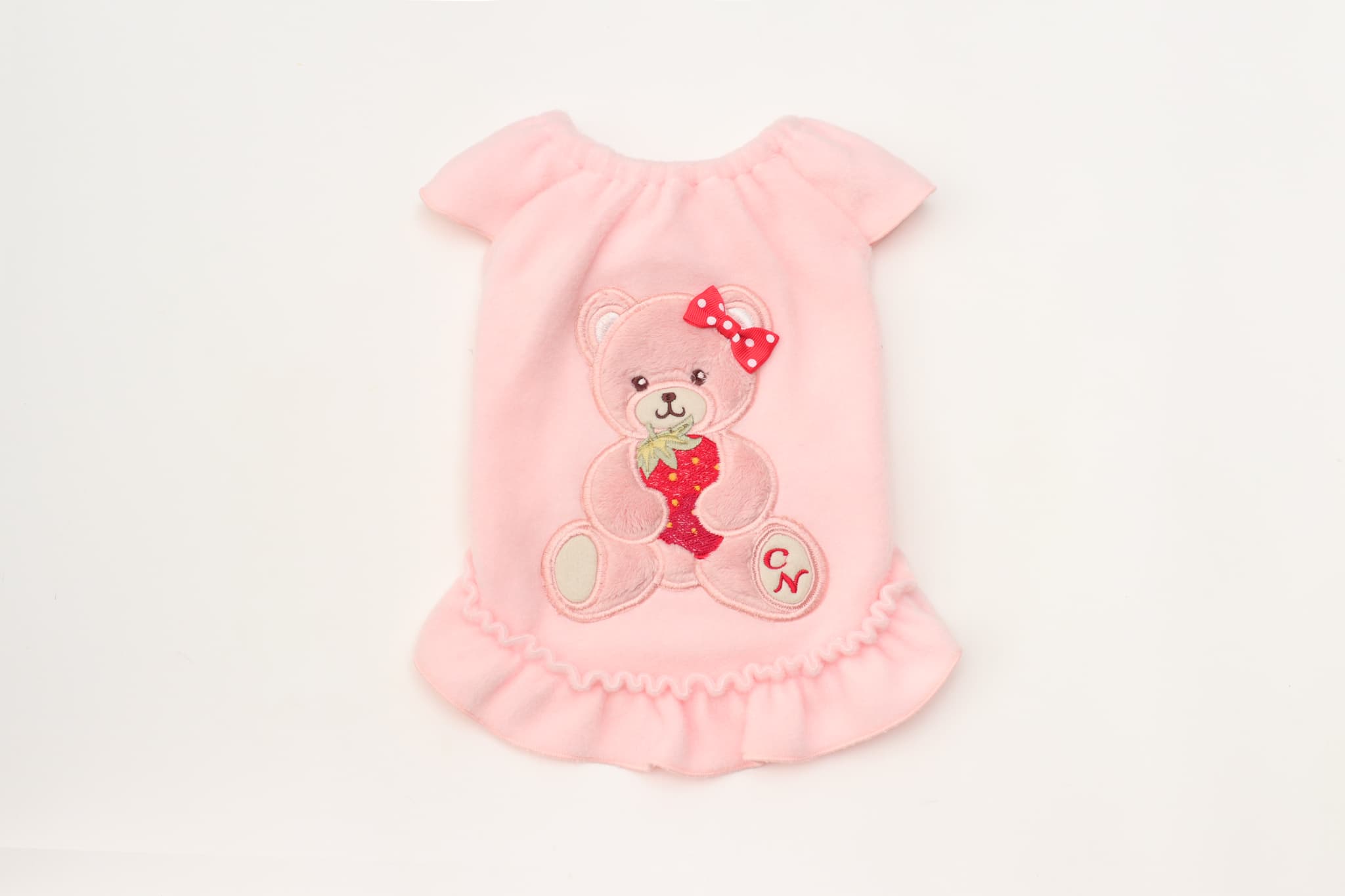 1171くまいちごフリースワンピース – 【公式】CanNana（きゃんナナ