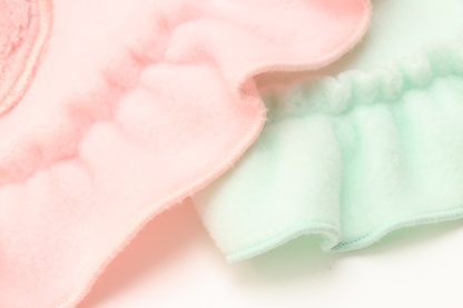 1171くまいちごフリースワンピース