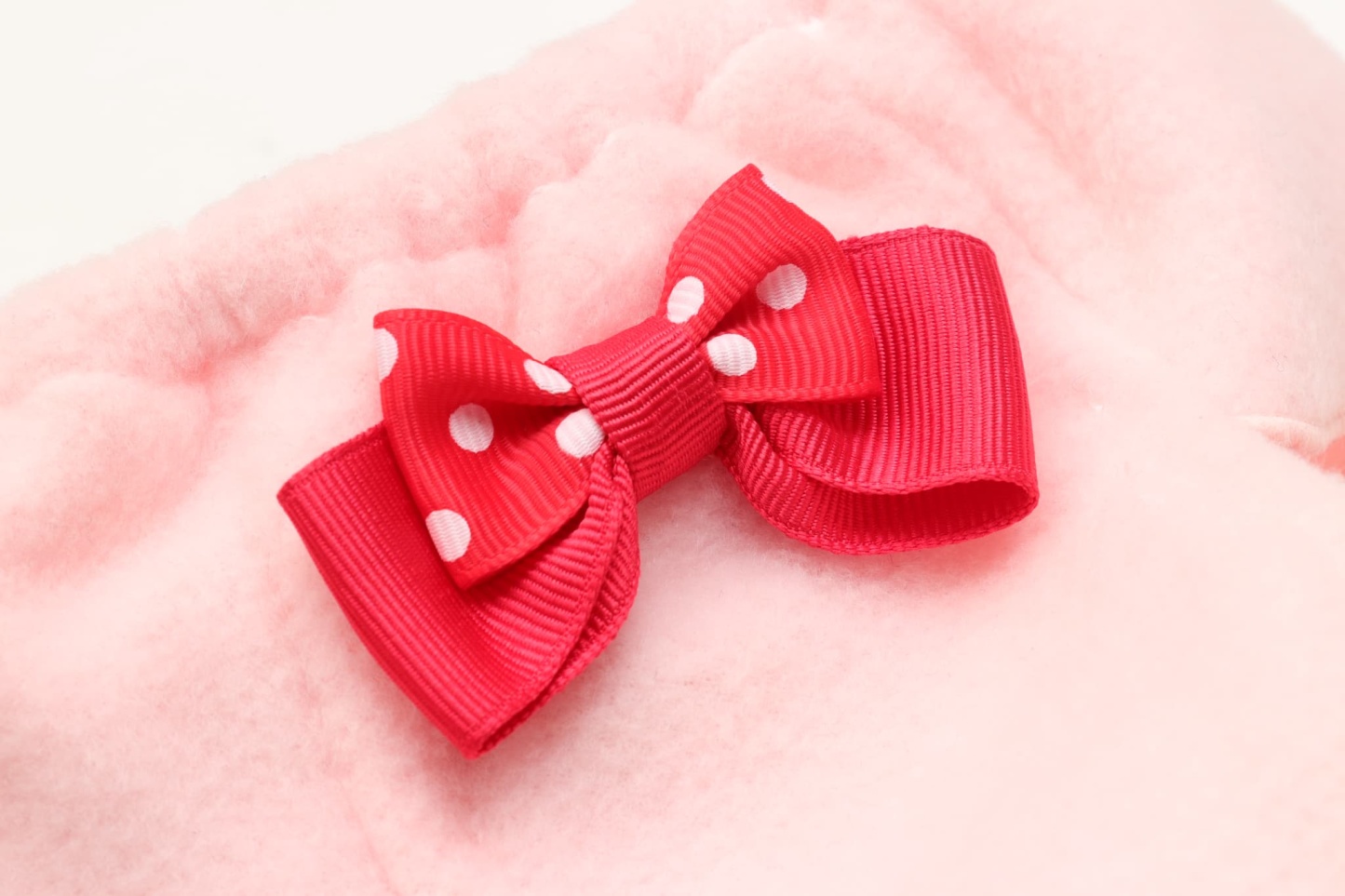 1171くまいちごフリースワンピース