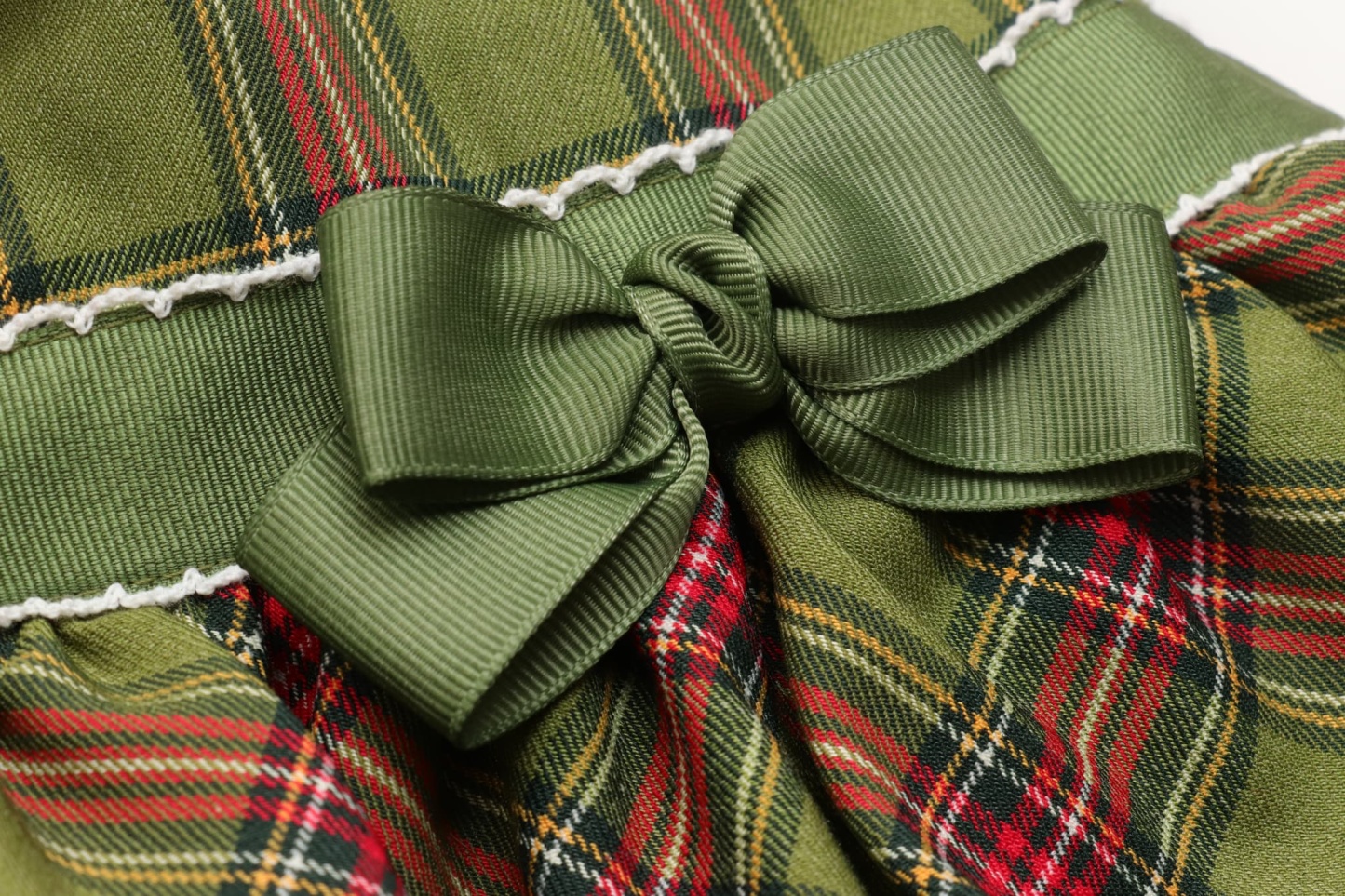 レトロいちごタータンチェックワンピース