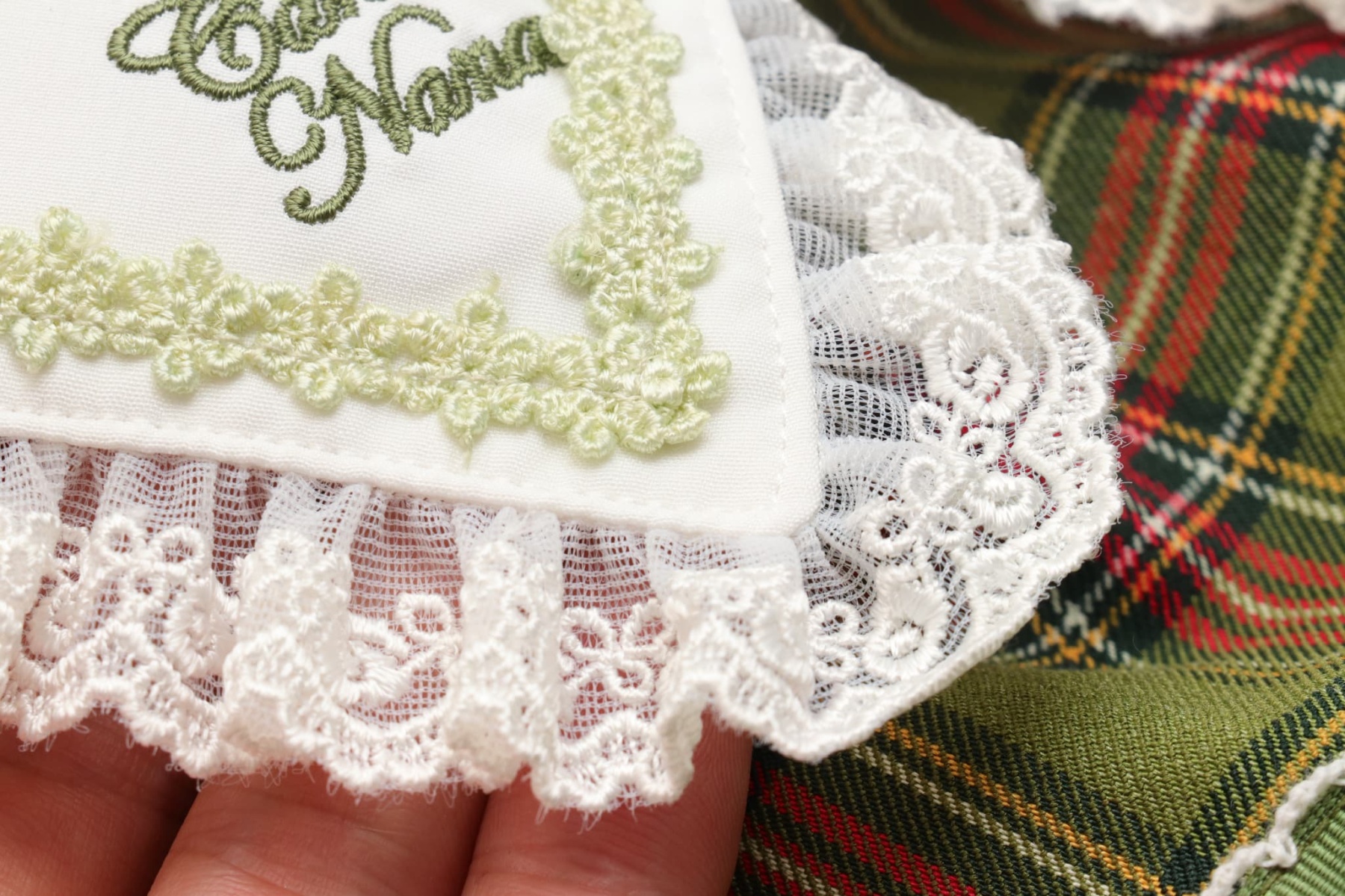 レトロいちごタータンチェックワンピース