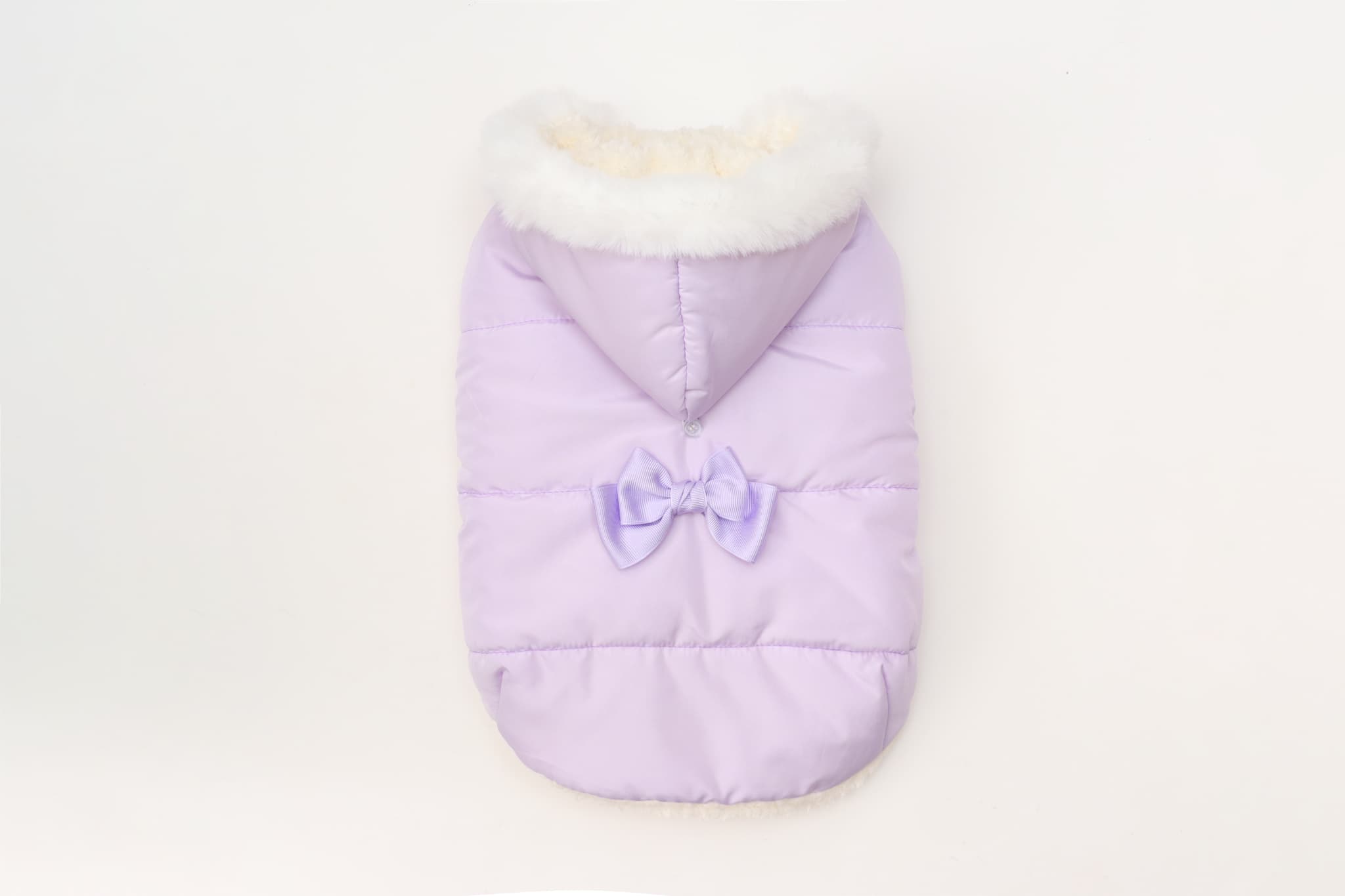 1174リボン付き中綿マント