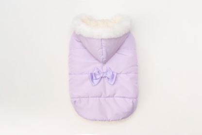 1174リボン付き中綿マント