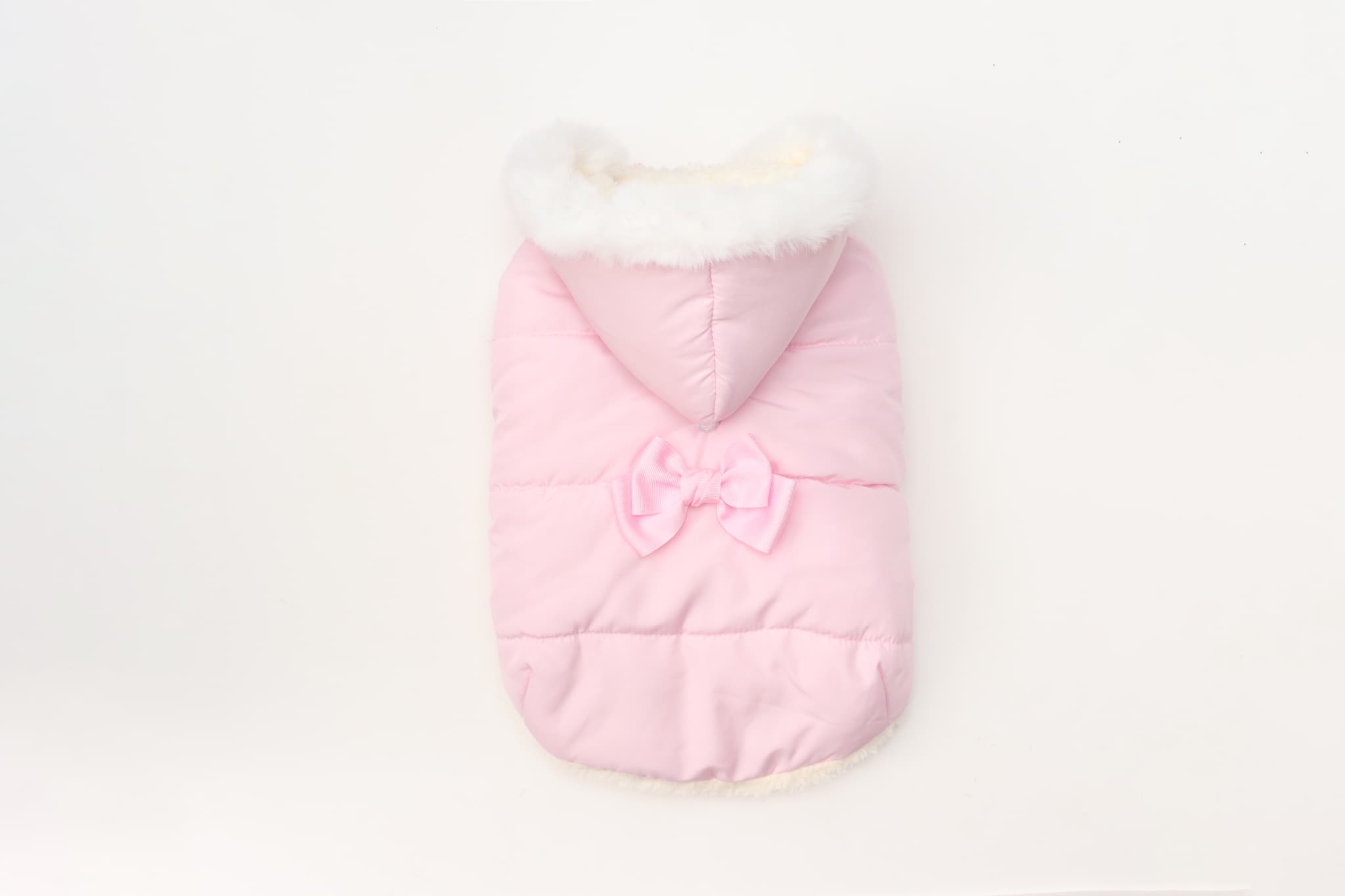 1174リボン付き中綿マント