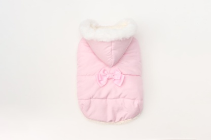 1174リボン付き中綿マント