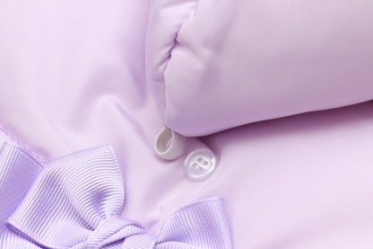 1174リボン付き中綿マント