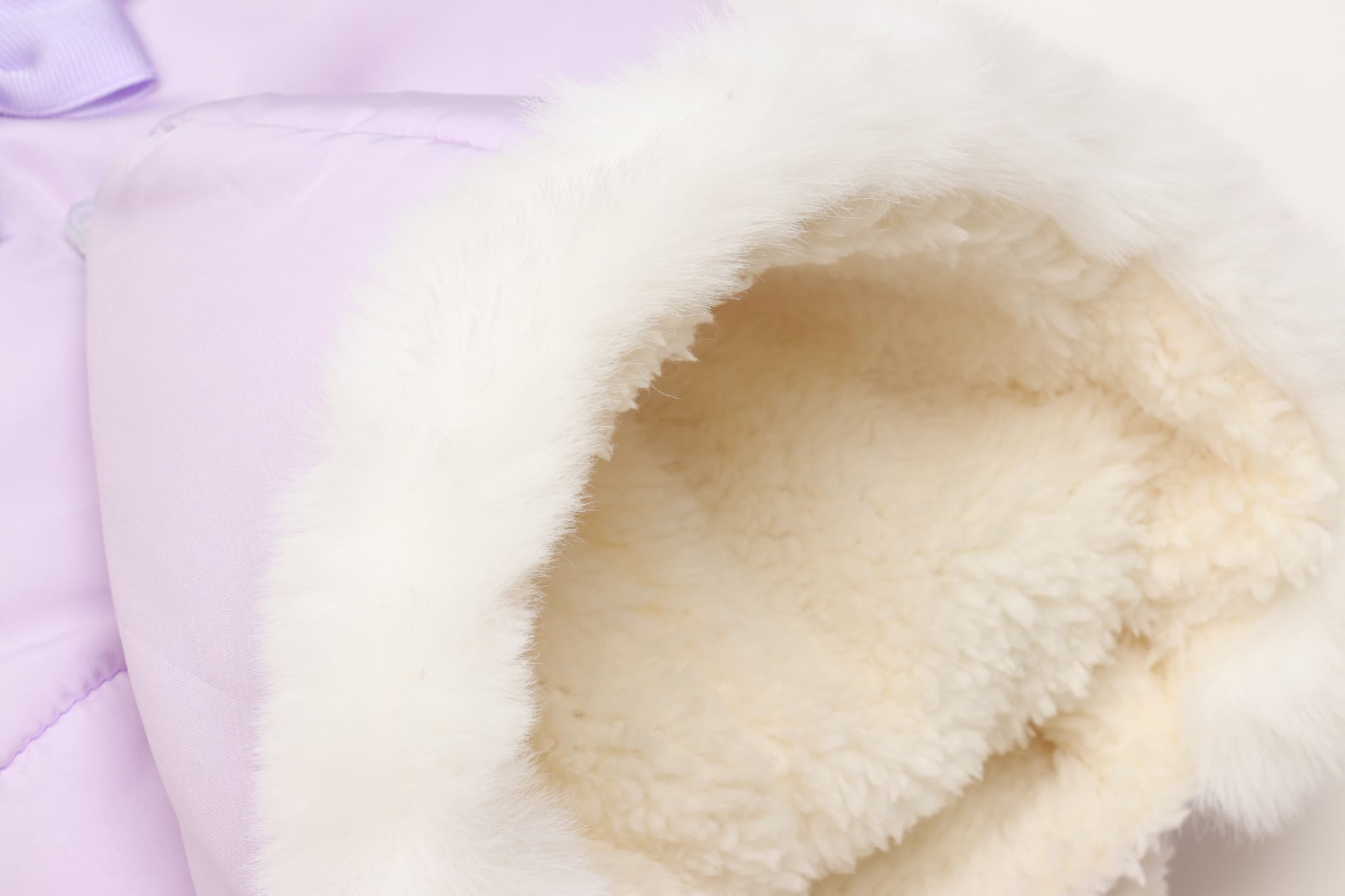 1174リボン付き中綿マント