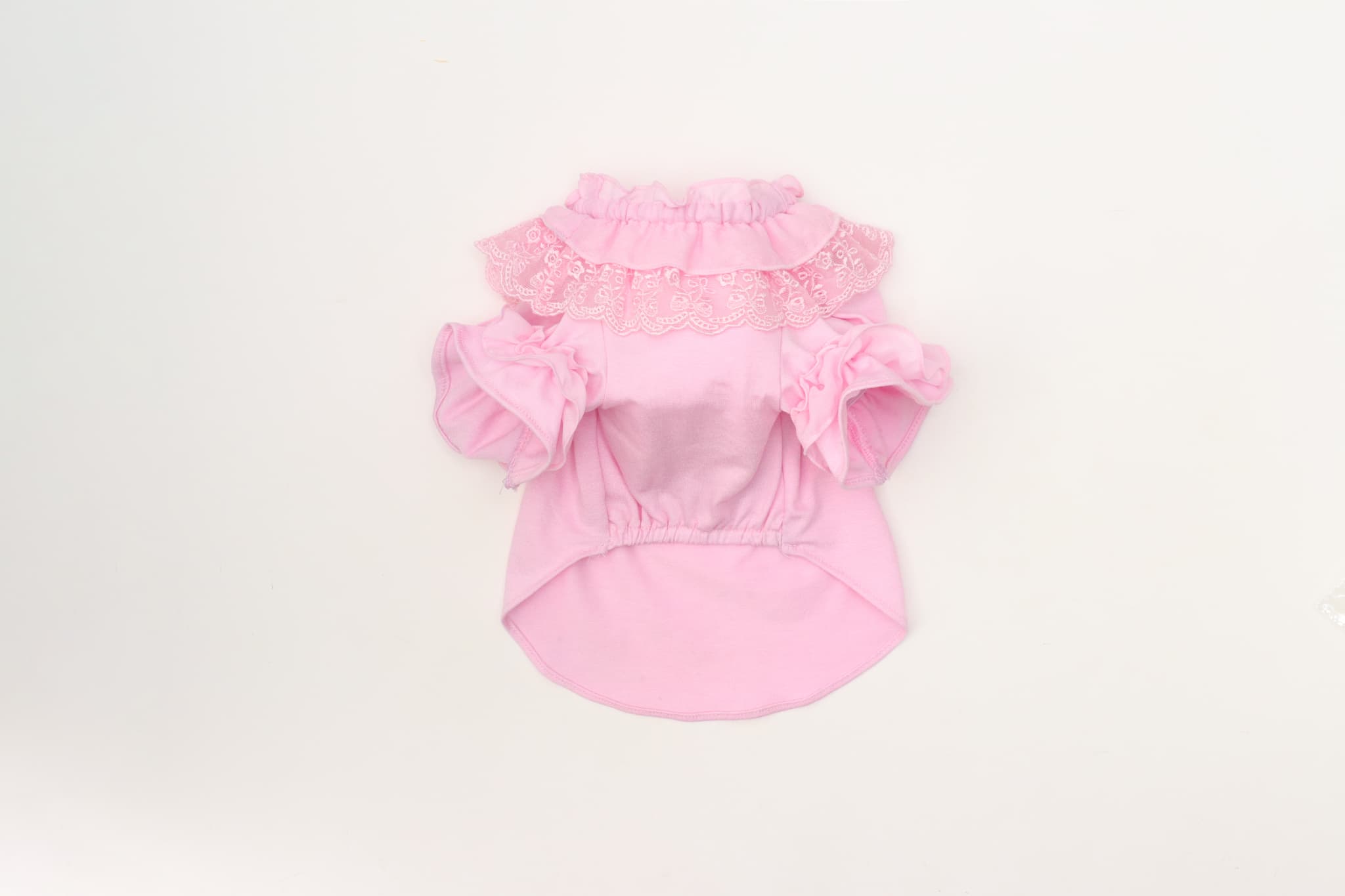 フリルカットソー