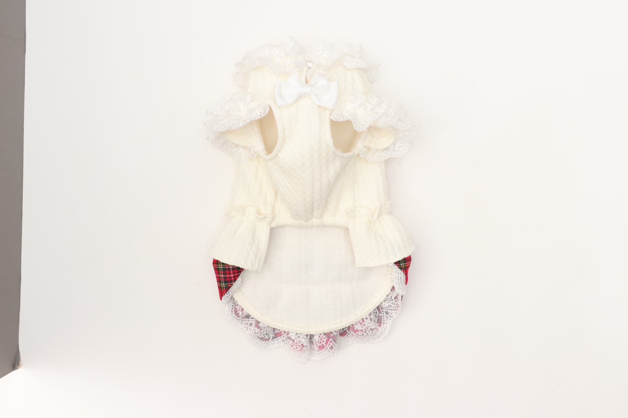 クラシカルチェックドッキングワンピース