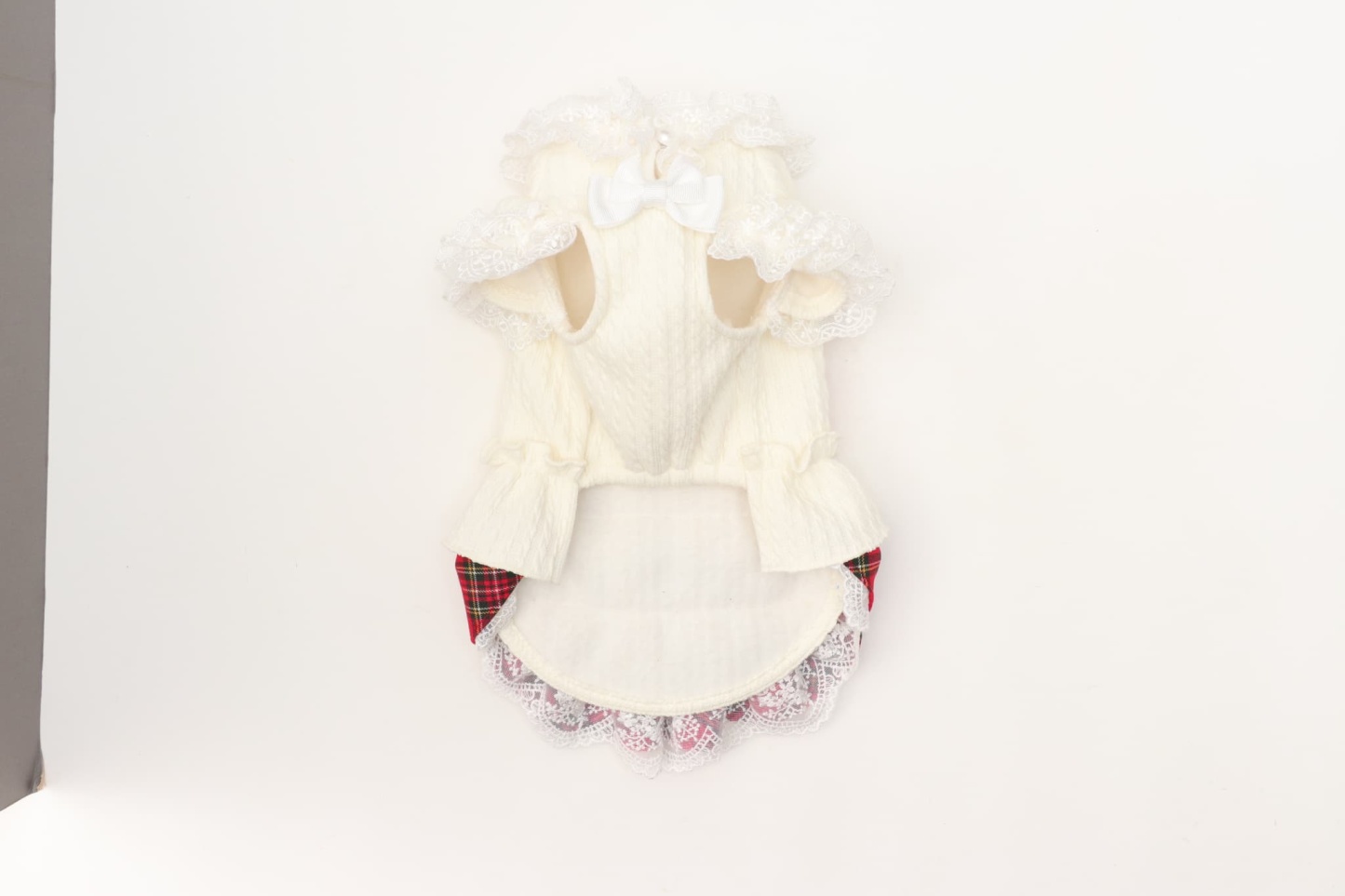 クラシカルチェックドッキングワンピース