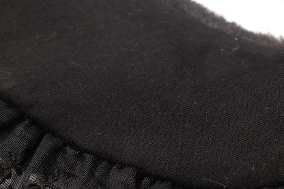 ファーとレースのドレスカラー