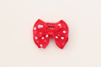 AC-046　水玉リボンコームパッチン