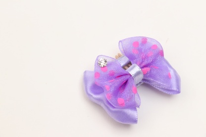 AC-046　水玉リボンコームパッチン