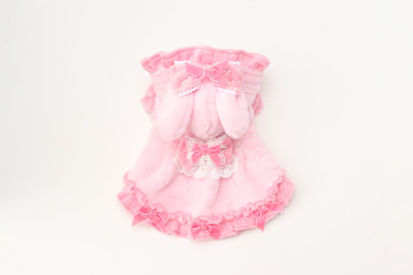 1173冬うさぎファーワンピース