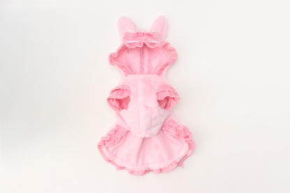 1173冬うさぎファーワンピース