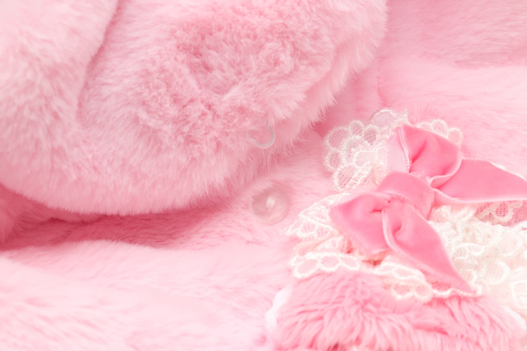 1173冬うさぎファーワンピース