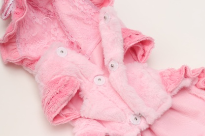 1173冬うさぎファーワンピース