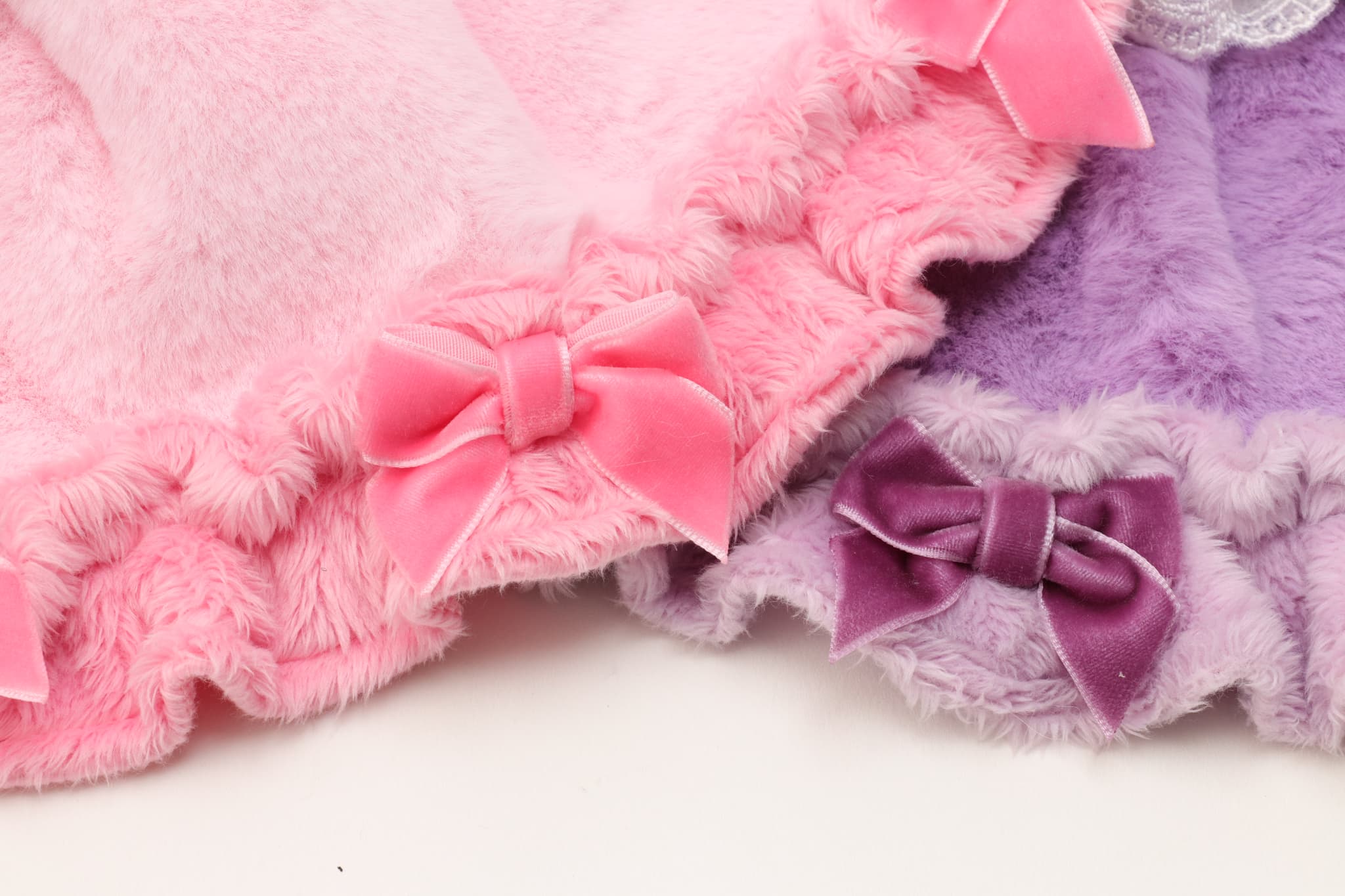 1173冬うさぎファーワンピース