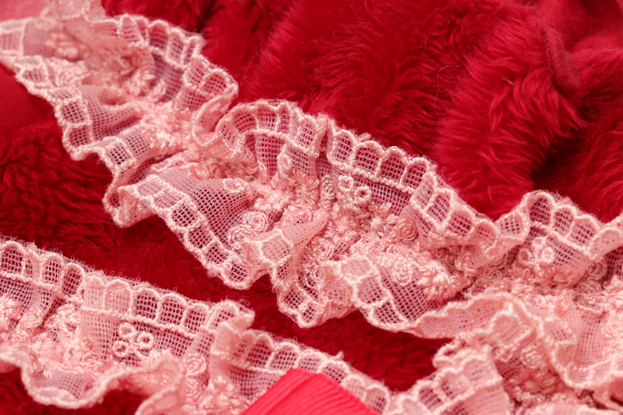 1169冬いちごデコレーションワンピース