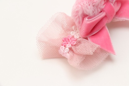 WEB-2602 ミニうさ耳バレッタリボン　