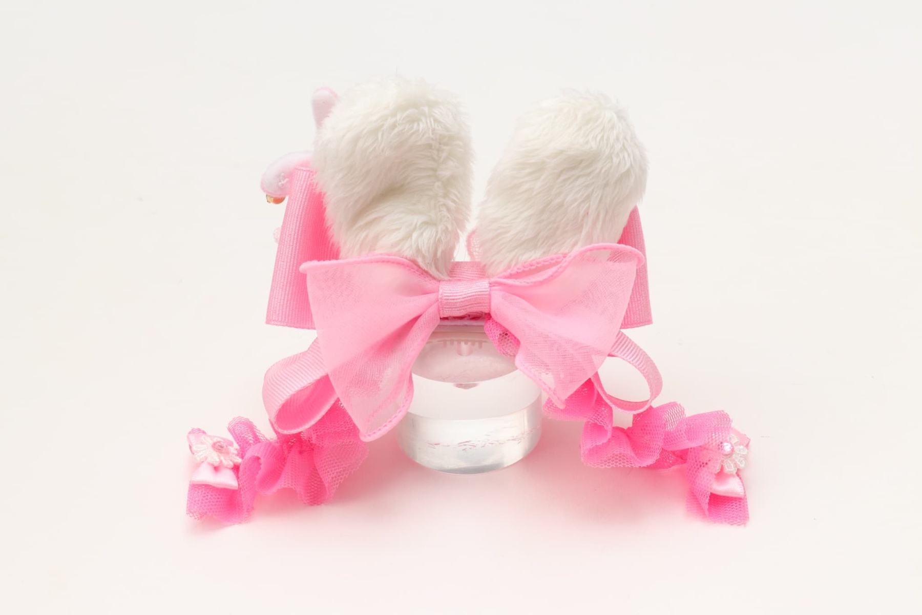 LB-327 うさぎデコカチューシャバレッタリボン