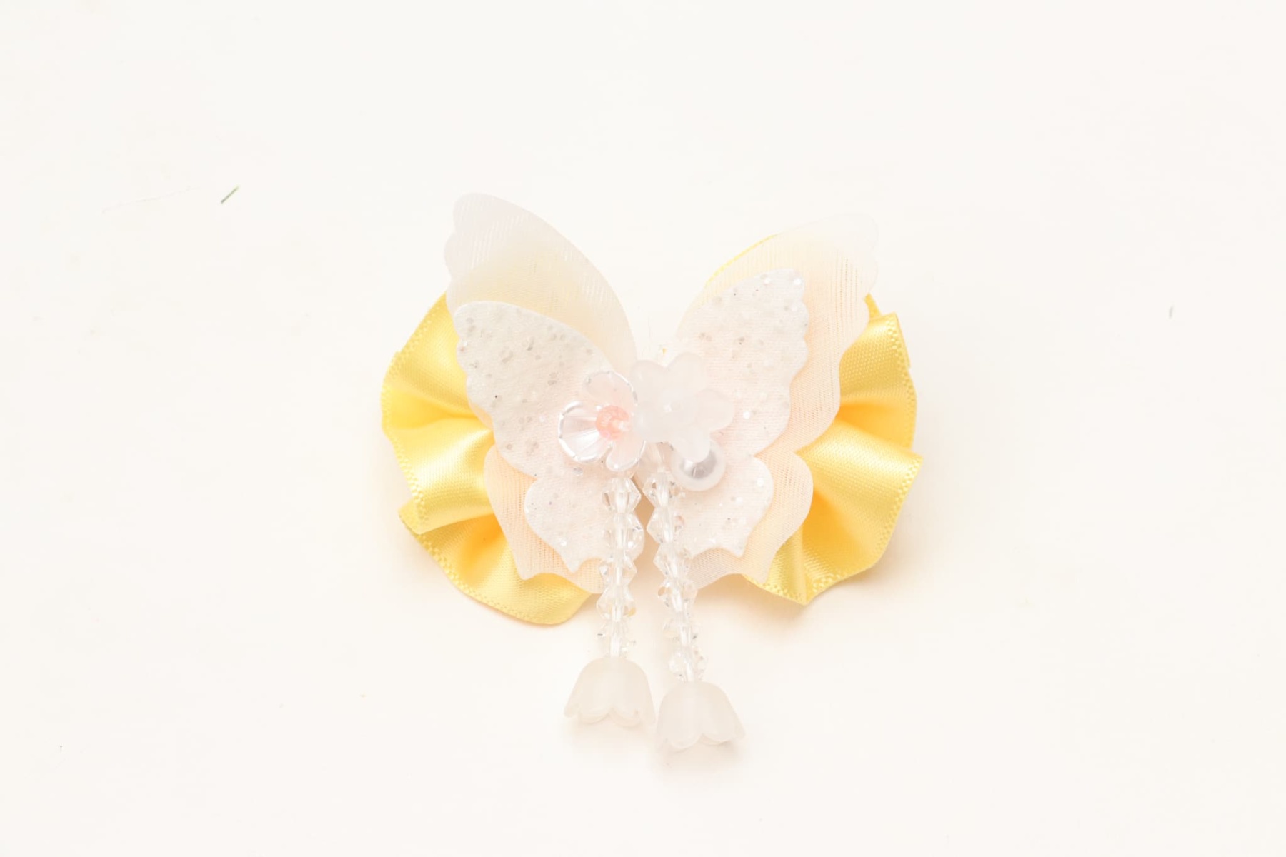 LB-329 きらきらバタフライバレッタリボン