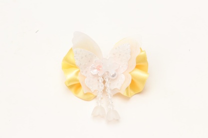 LB-329 きらきらバタフライバレッタリボン