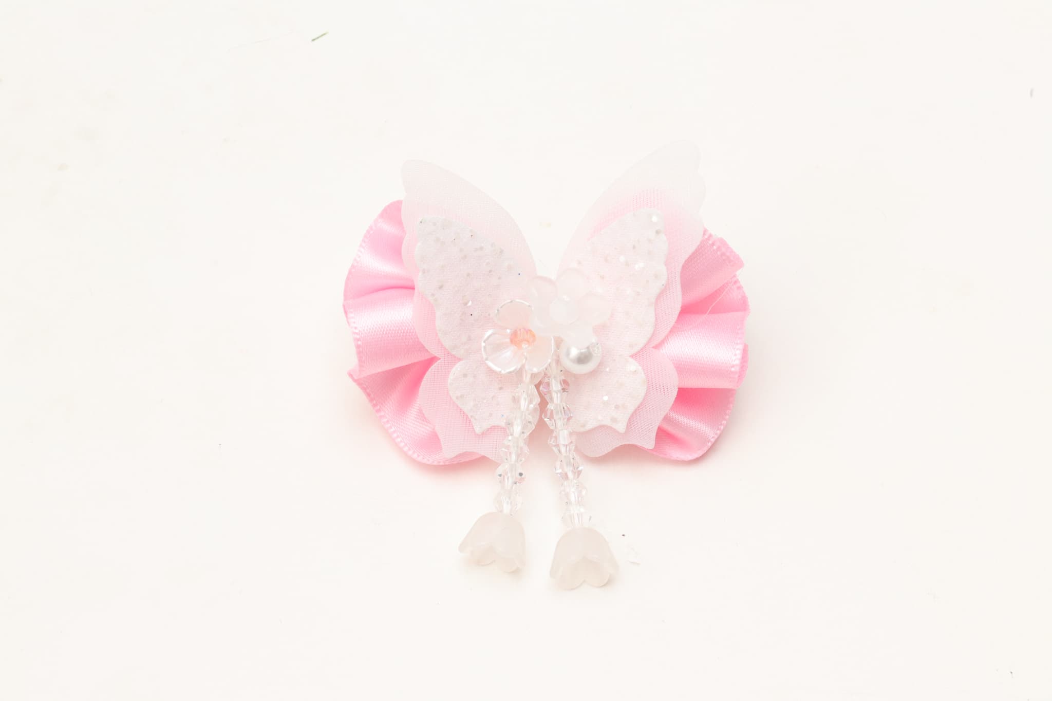 LB-329 きらきらバタフライバレッタリボン