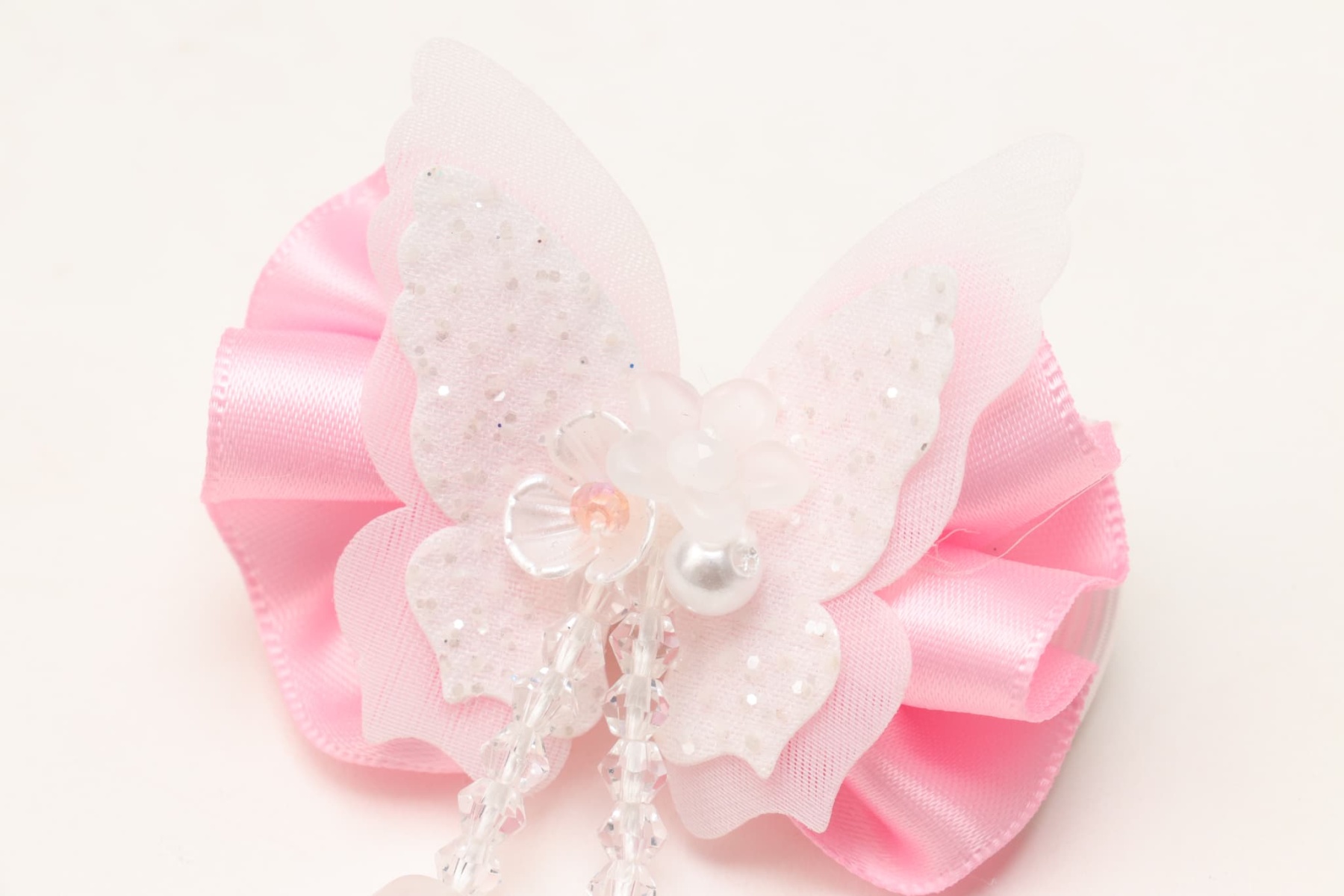 LB-329 きらきらバタフライバレッタリボン