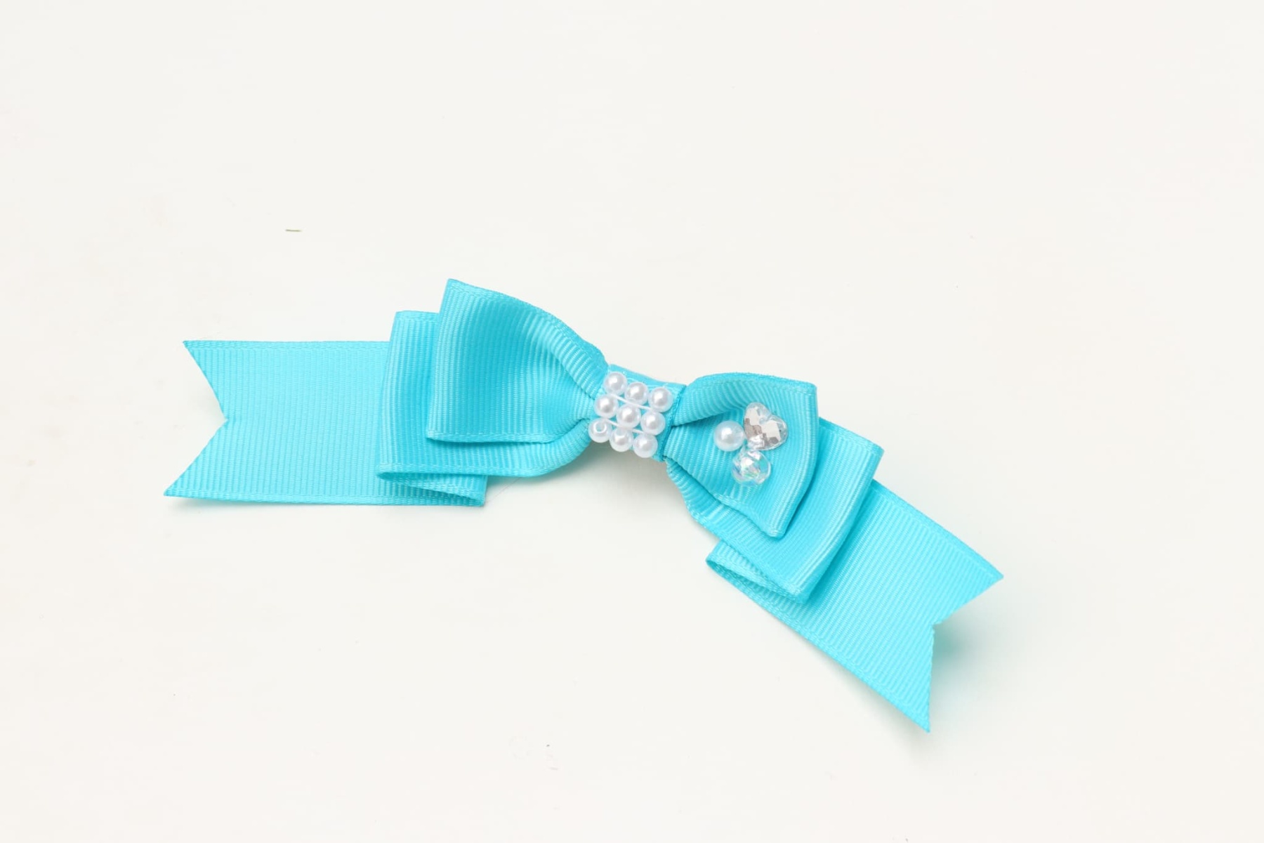 新色【角度一定スタンド式】CanNana姫リボンバレッタ