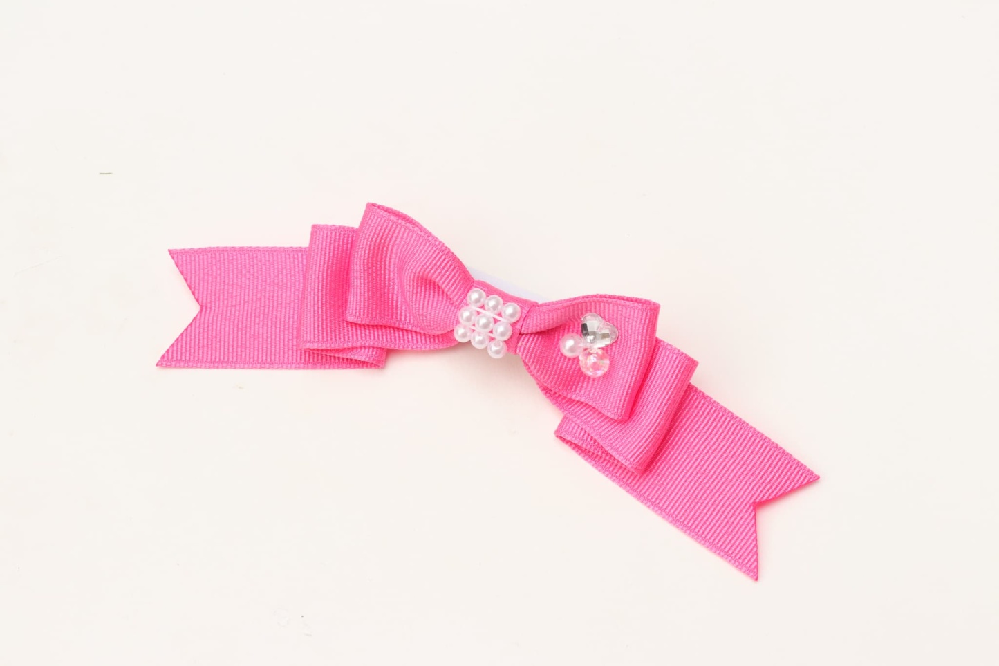 新色【角度一定スタンド式】CanNana姫リボンバレッタ