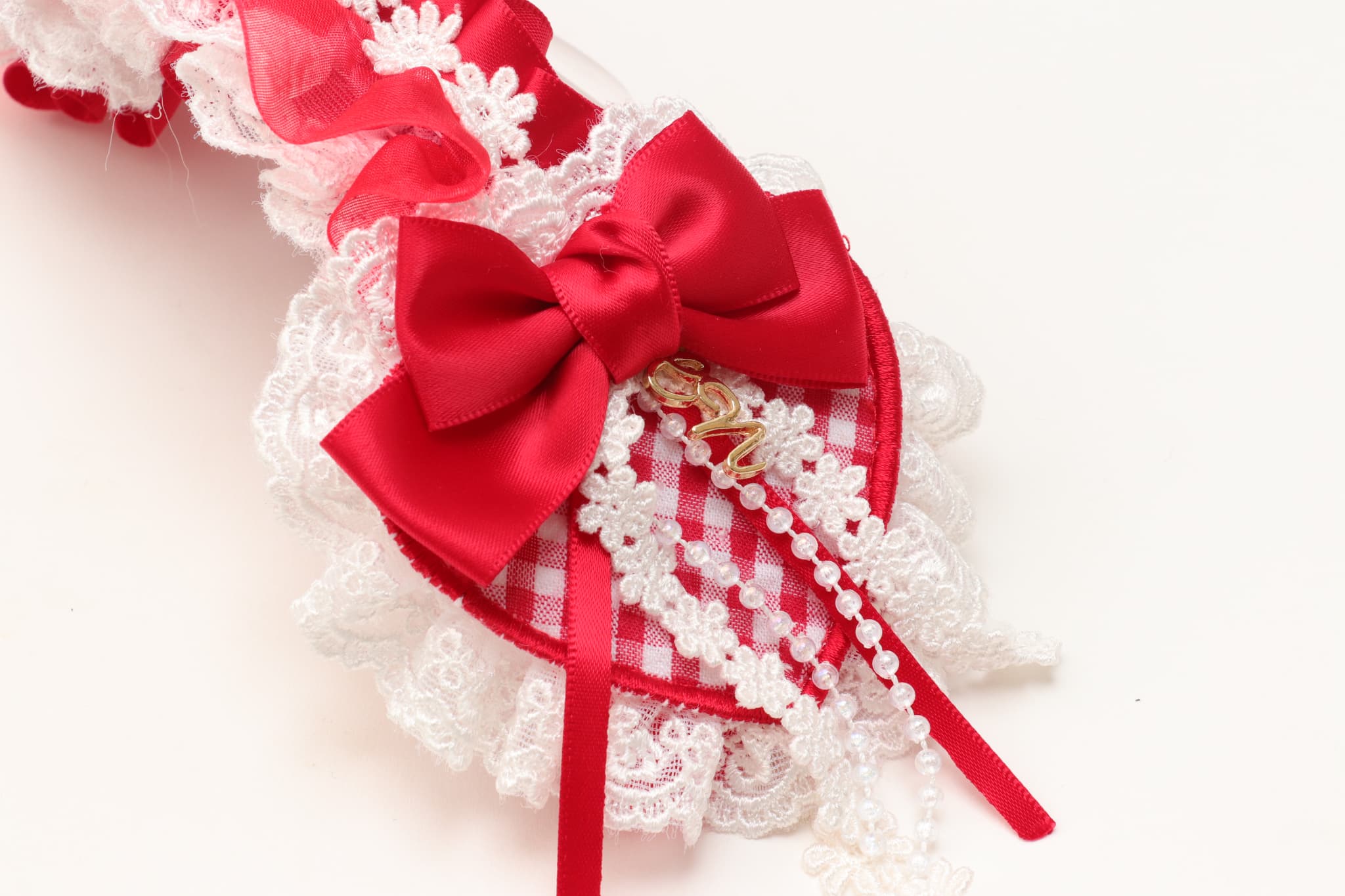 HD-034 ハートギンガムヘッドドレス