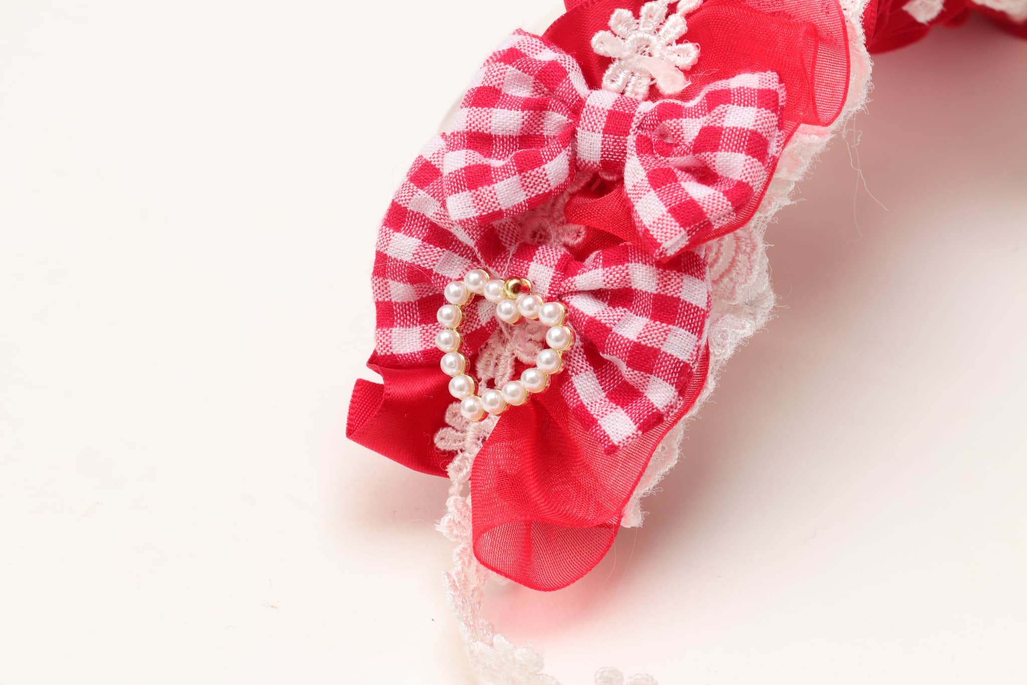 HD-034 ハートギンガムヘッドドレス