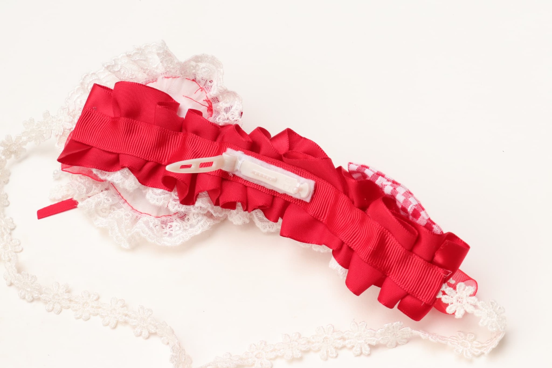 HD-034 ハートギンガムヘッドドレス