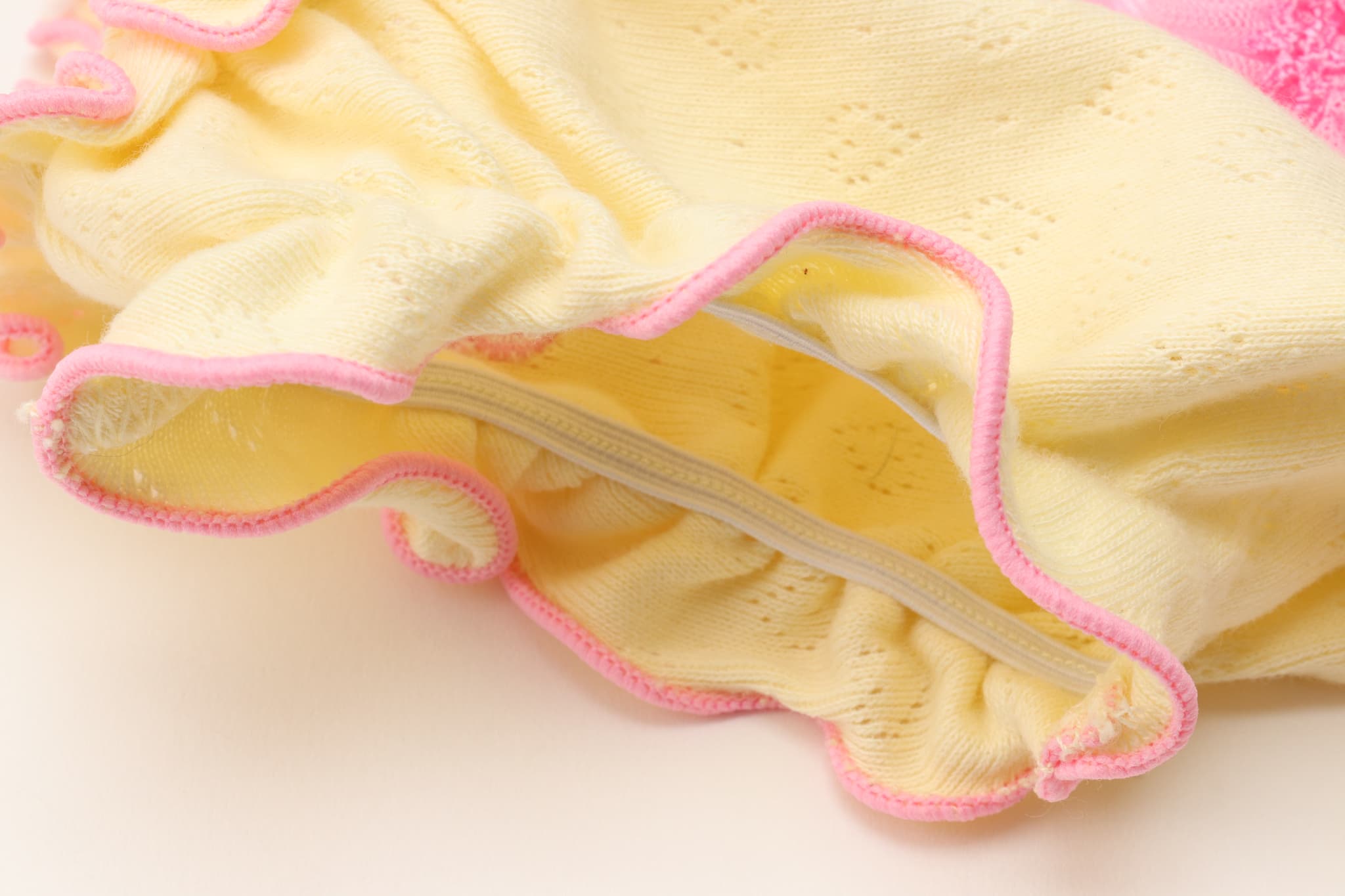 1179ハートメッシュフリルカットソー