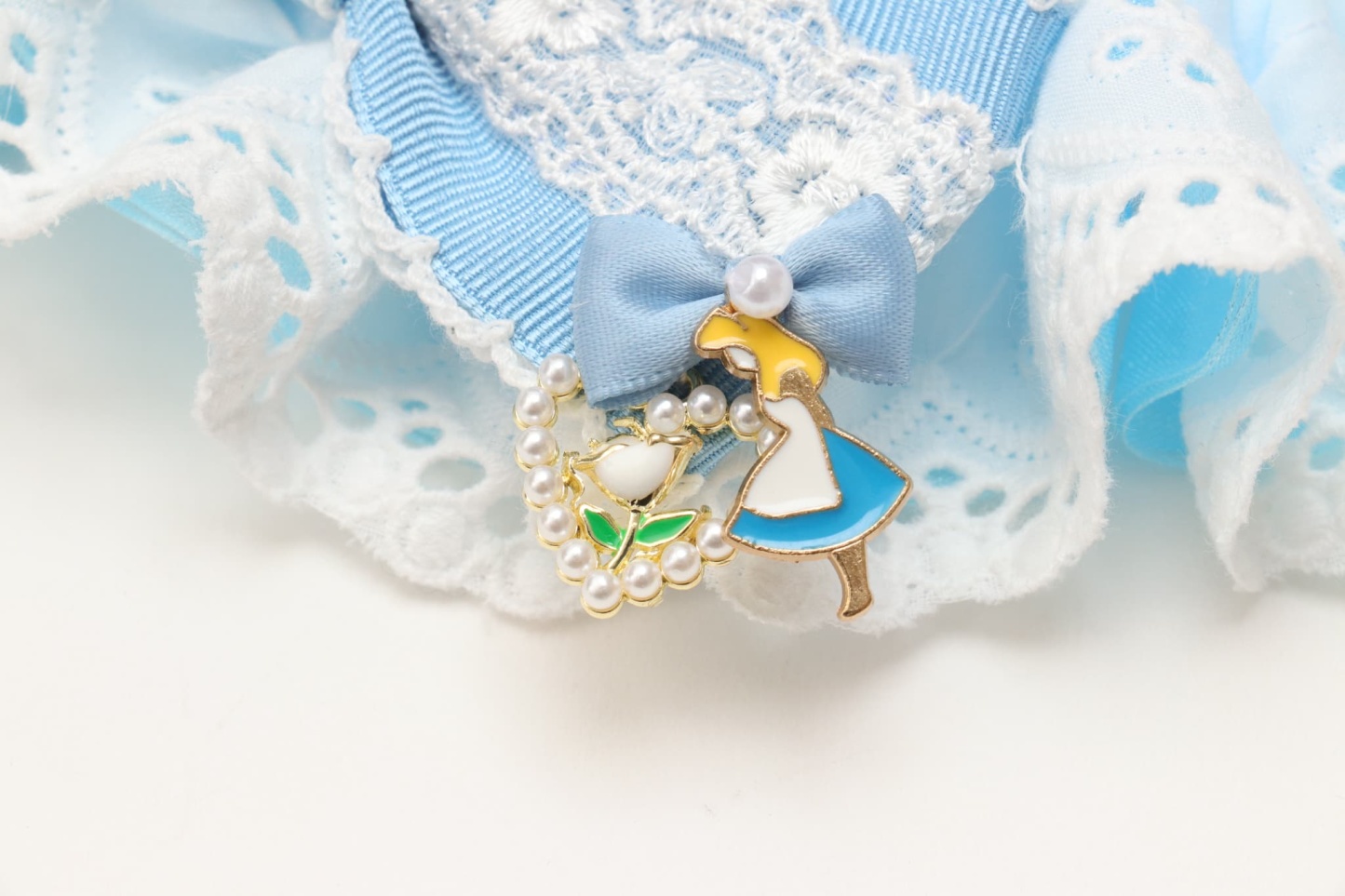 AC-053アリスのラグジュアリーフリルネックアクセサリー