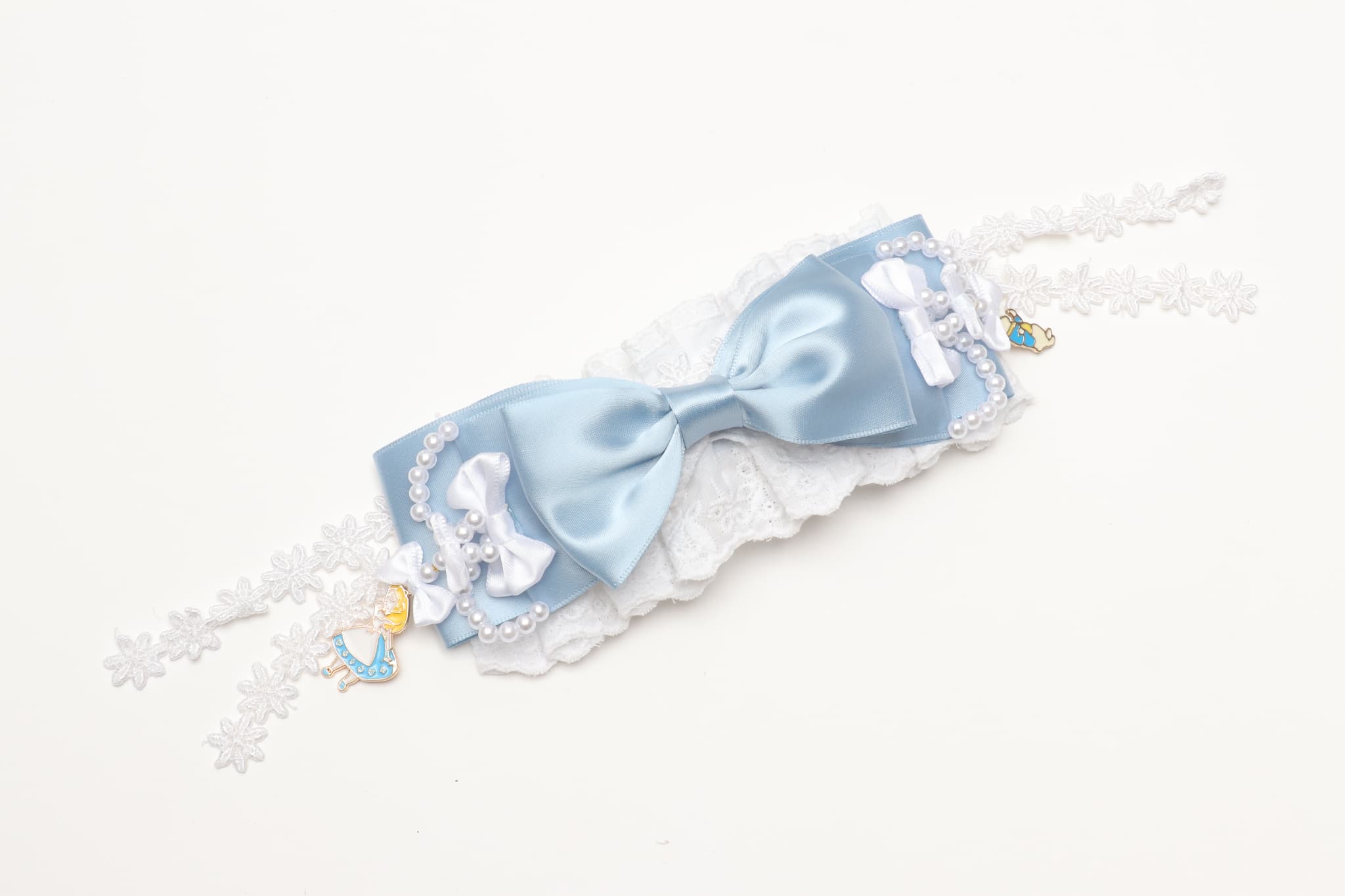 大きいリボンのヘッドドレス