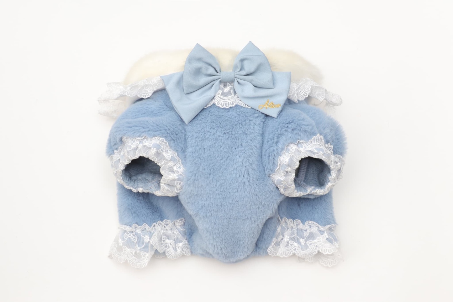 レースフリルファーボレロ