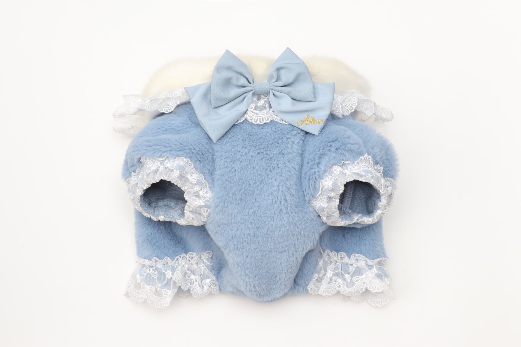 レースフリルファーボレロ