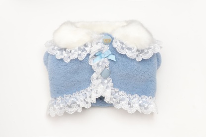 レースフリルファーボレロ