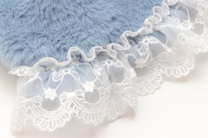 レースフリルファーボレロ