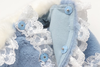 レースフリルファーボレロ