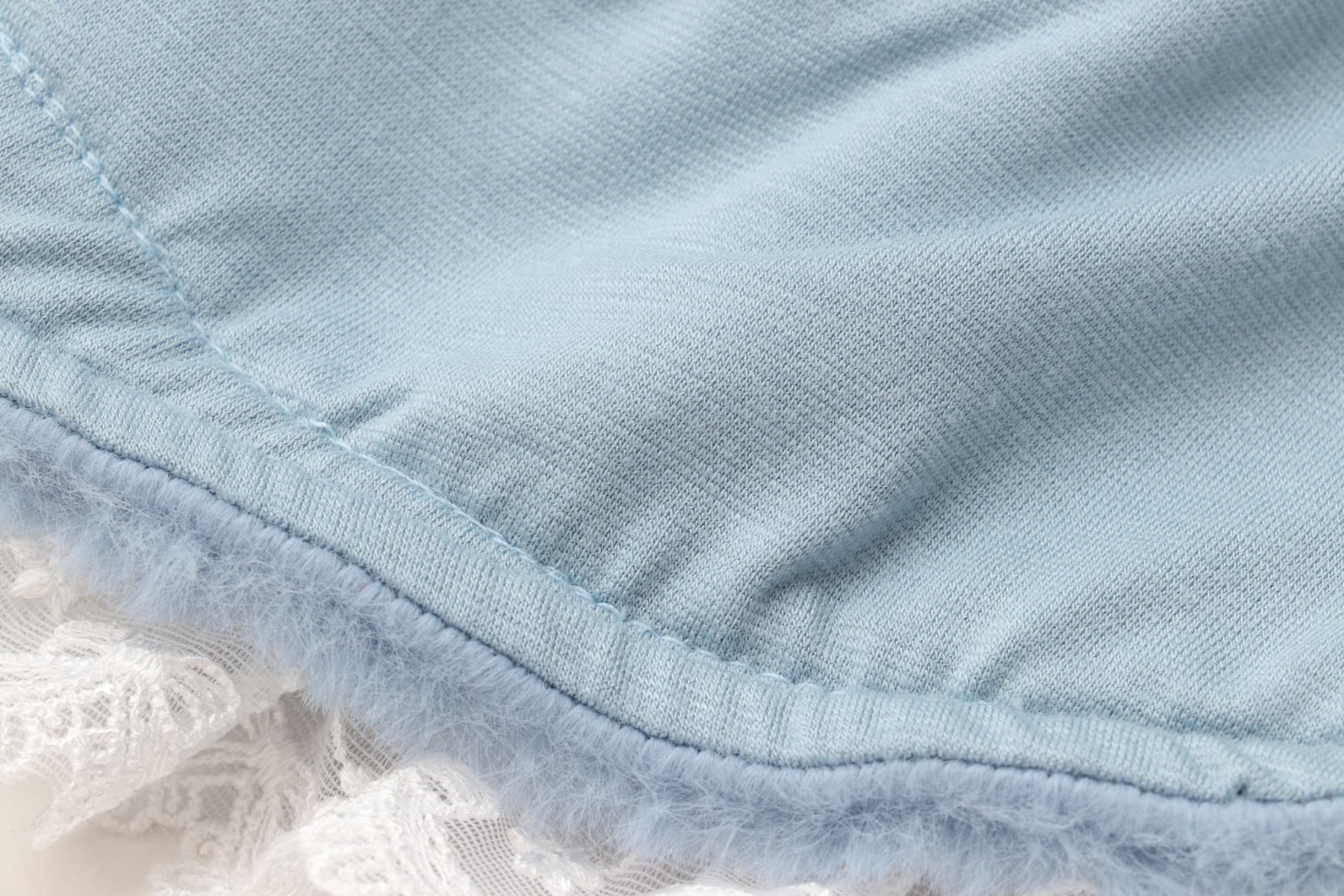 レースフリルファーボレロ