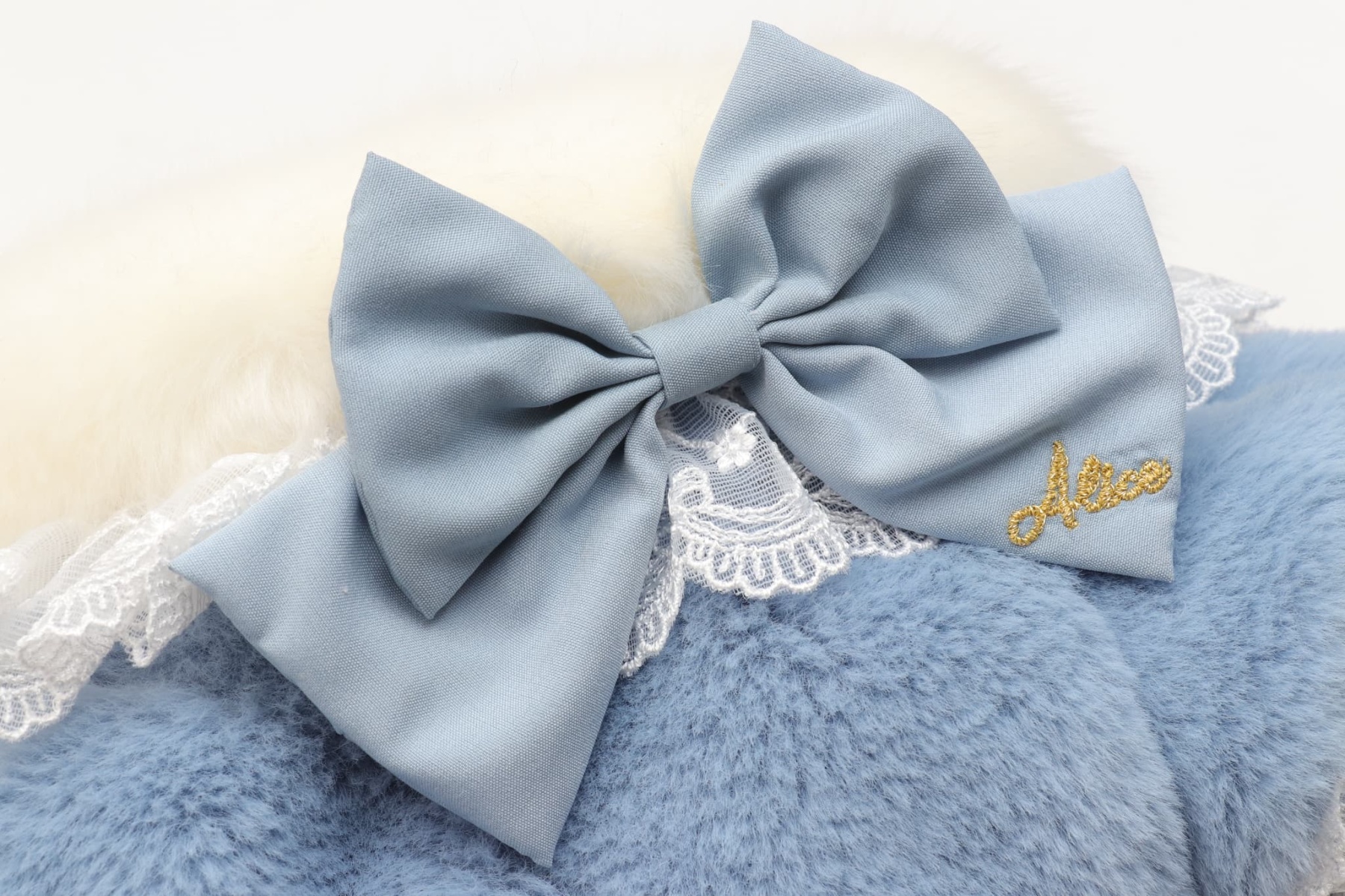 レースフリルファーボレロ