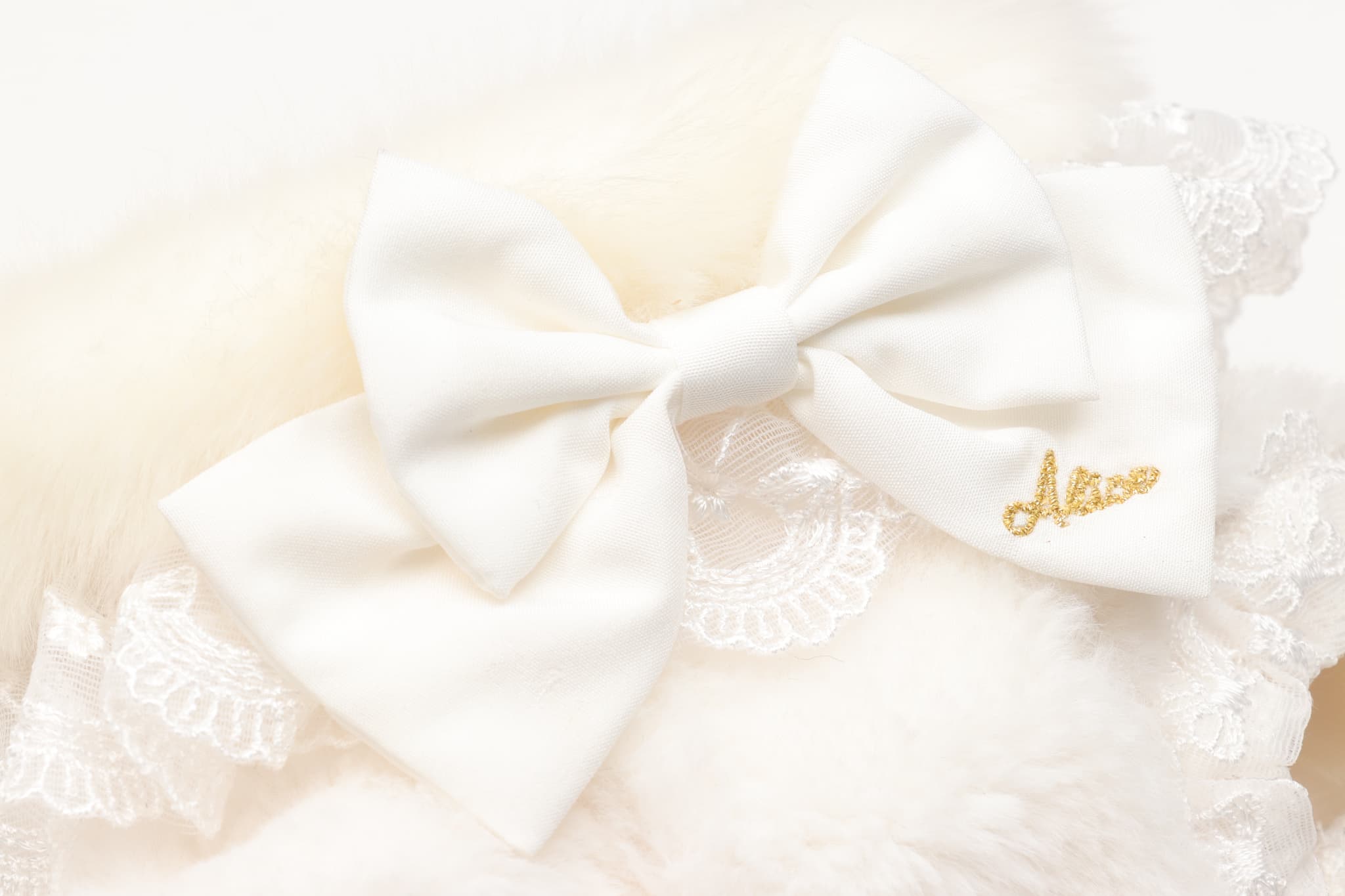 レースフリルファーボレロ