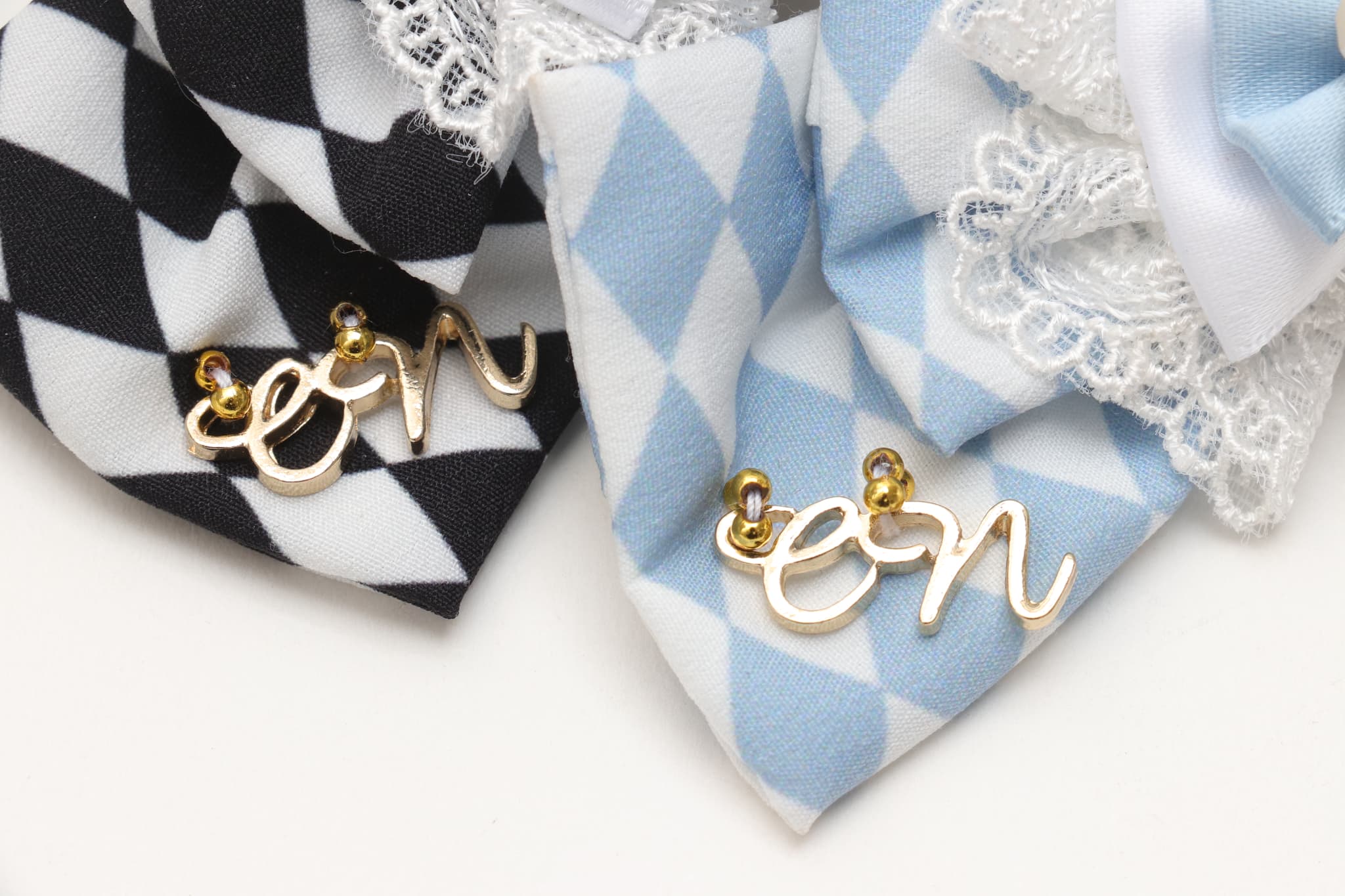 ダイヤ柄チェックアリスバレッタ