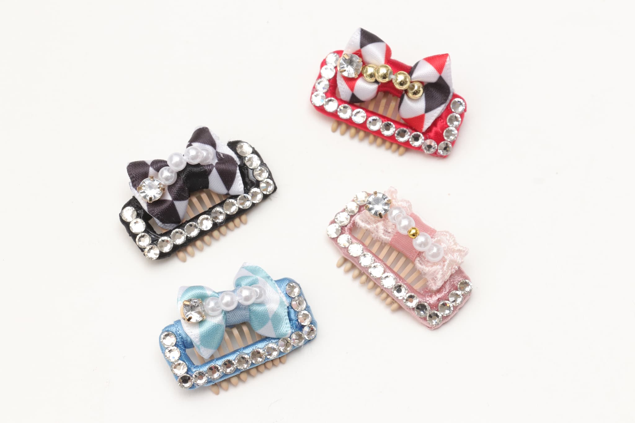 アリスラインストーンコームパッチン