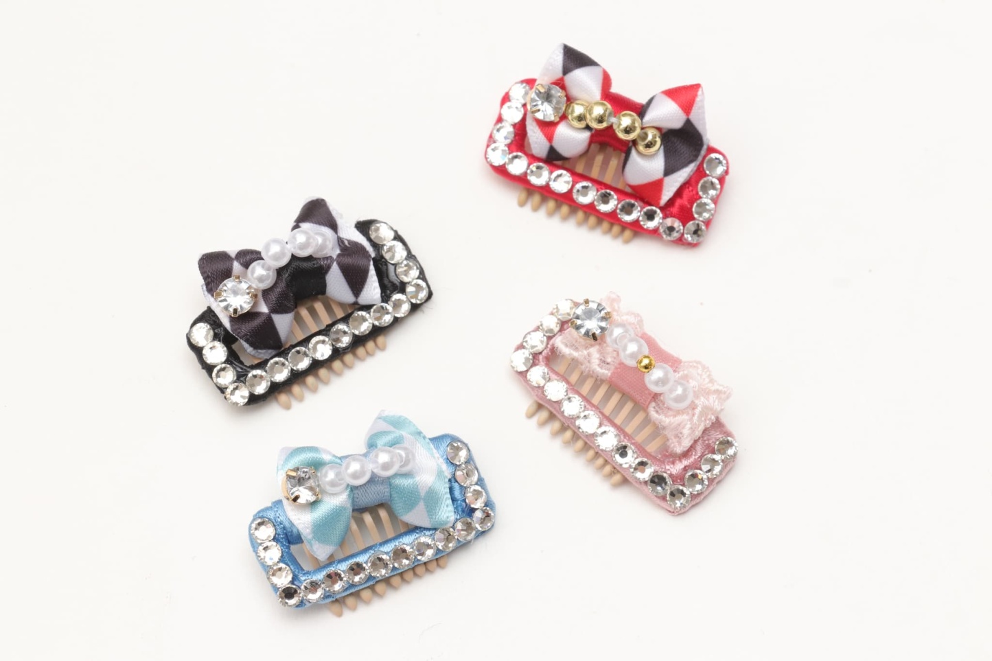 アリスラインストーンコームパッチン