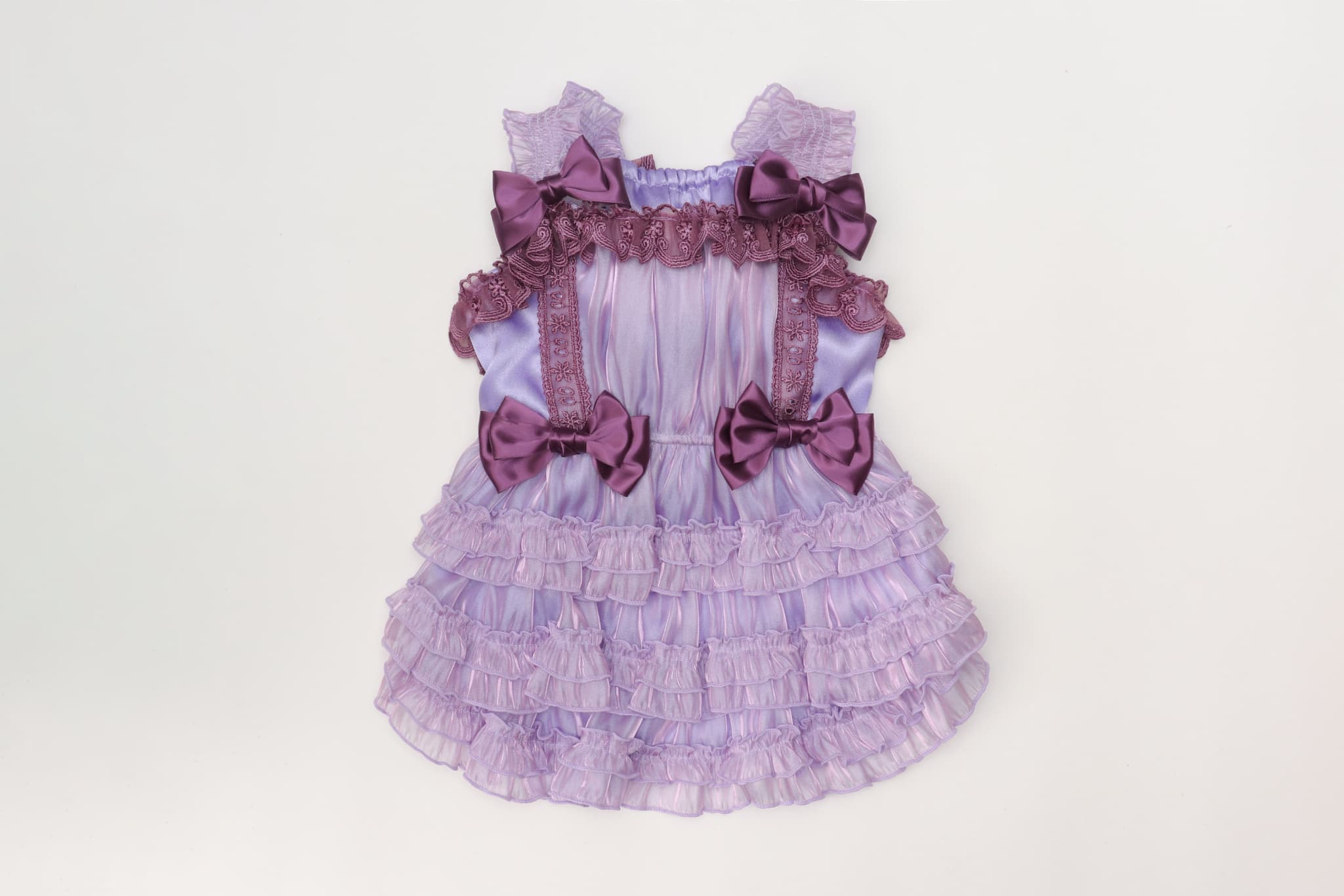 サテンドレスアップワンピース