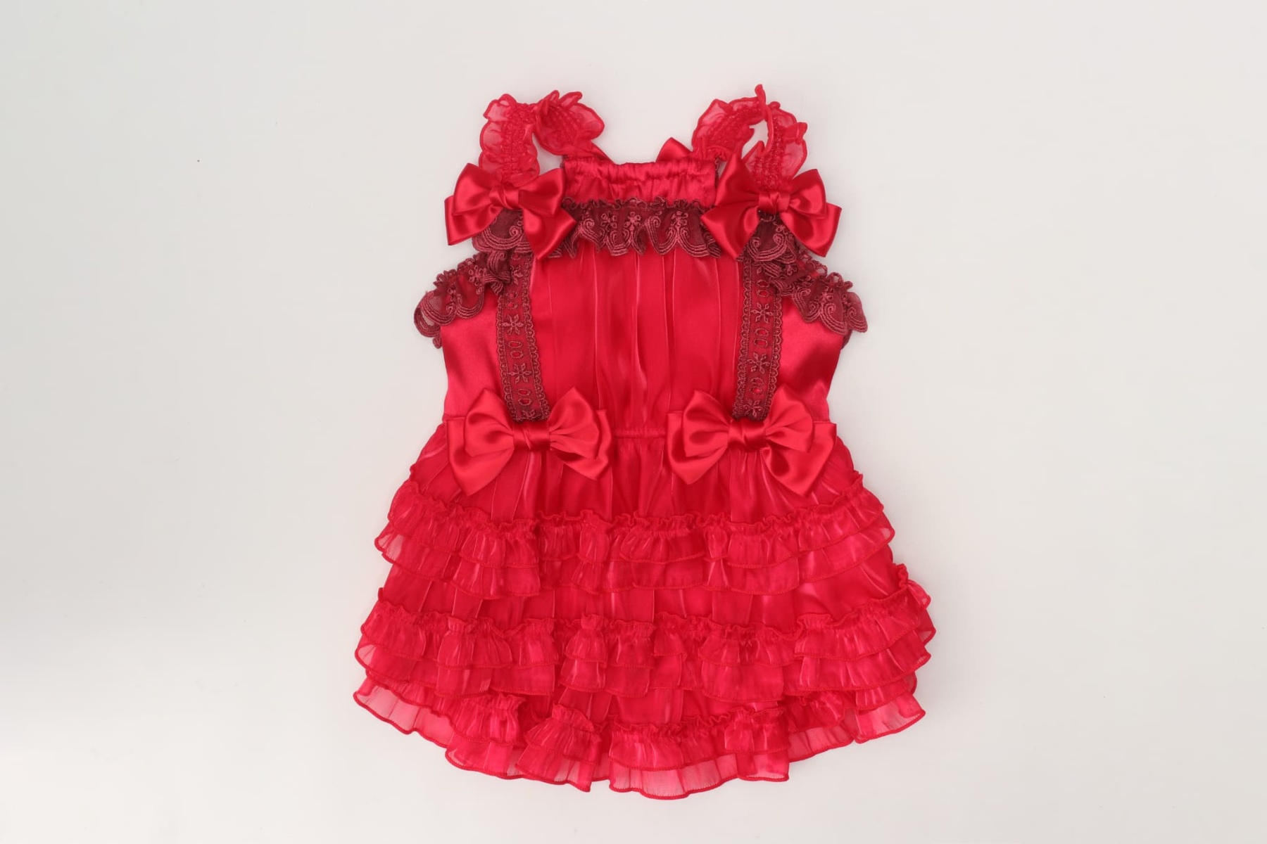 サテンドレスアップワンピース